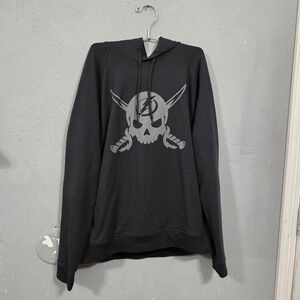 Lululemon Mens City Sweat Hoodie Tampa Bay Lightning Skull Graphic Black XL